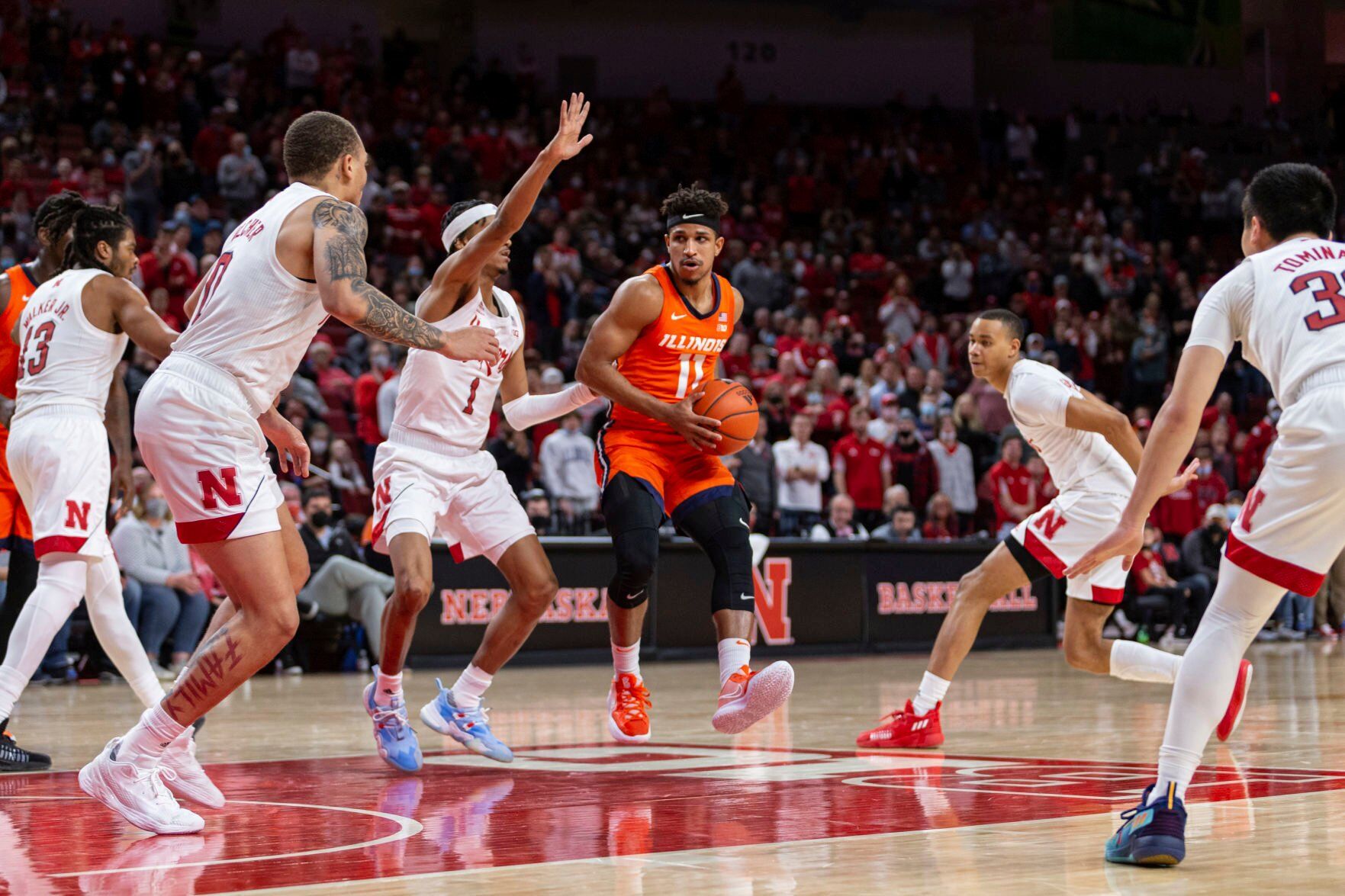 Illinois Nebraska Basketball